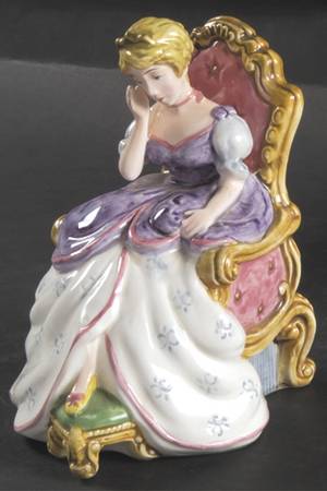 Cinderella Single China Bookend