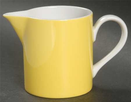 Circa Yellow and Blue Rings Creamer