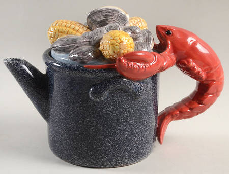 Clambake Teapot & Lid