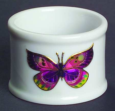Cloisonne Butterfly Napkin Ring