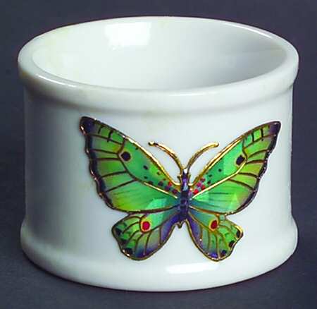 Cloisonne Butterfly Napkin Ring