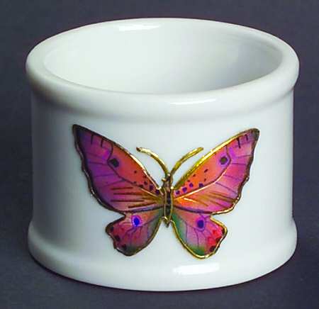 Cloisonne Butterfly Napkin Ring