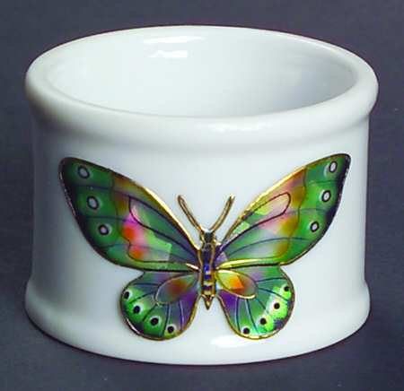 Cloisonne Butterfly Napkin Ring