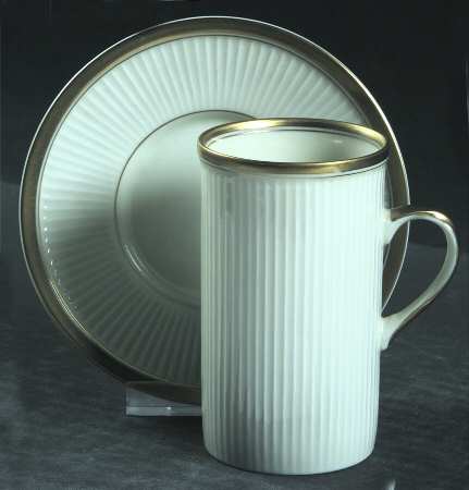 Classique d'Or Buff Irish Coffee Cup and Saucer Set