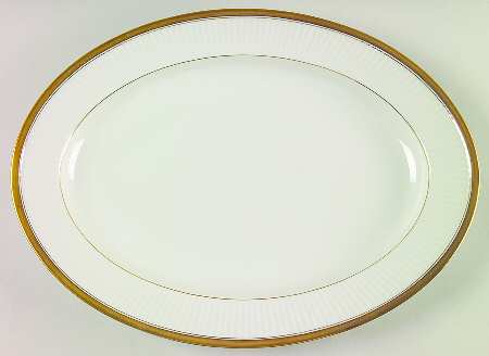 Classique d'Or Buff 14" Oval Serving Platter