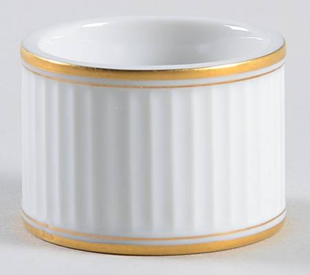 Classique d'Or White (Gold Ring, Verge and Trim) Napkin Ring