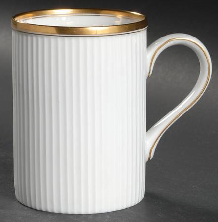 Classique d'Or White (Gold Ring, Verge and Trim) Mug