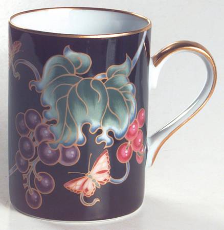 Cloisonne Grape Mug