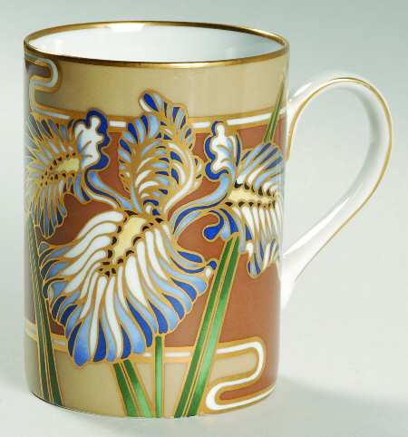 Cloisonne Iris Mug
