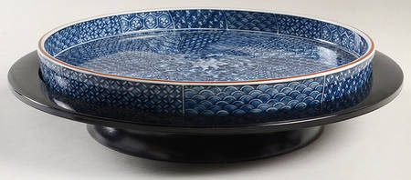 Cloisonne 2 Pc Lazy Susan (9" Tray & Plastic Tray)
