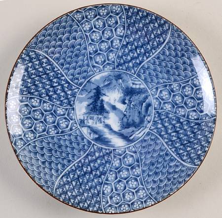 Cloisonne Coupe Salad Plate