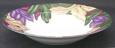 Cloisonne Tropicana Large Rim Soup Bowl