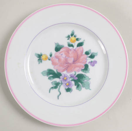Country Bouquet Salad Plate