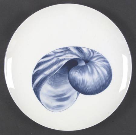 Coquille Bleu Dinner Plate