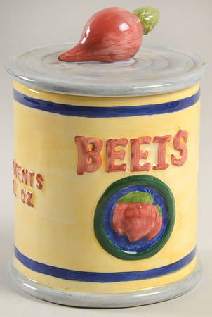 Country Cupboard Small Canister & Lid
