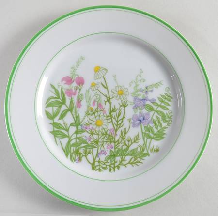 Country Garden Luncheon Plate