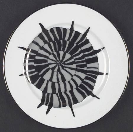 Coquille Platinee Salad Plate