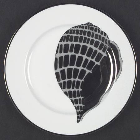 Coquille Platinee Salad Plate