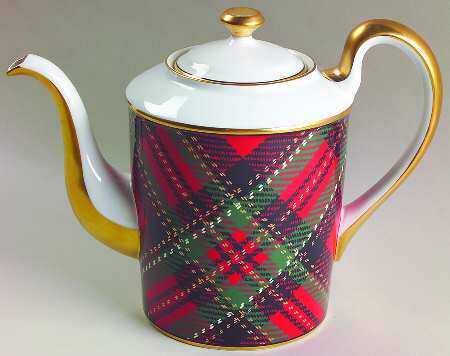 Country Plaid Coffee Pot & Lid