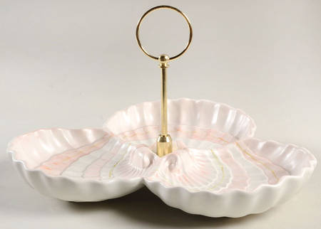 Coquille 3 Section Server by Fitz & Floyd