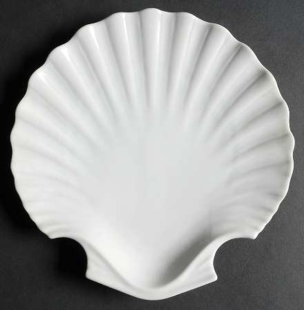 Coquille Shell Shaped Salad Plate