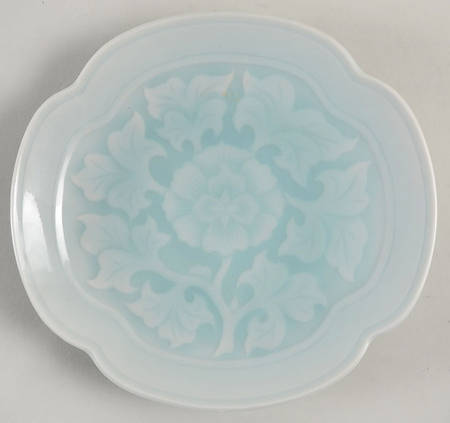 Crest (Celadon Blue) Salad Plate