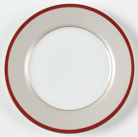 Deauville Burgundy Bread & Butter Plate