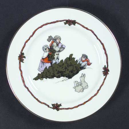 Deck The Halls Salad Plate