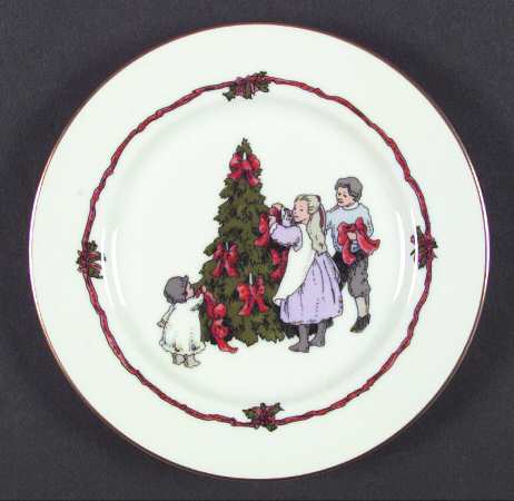 Deck The Halls Salad Plate