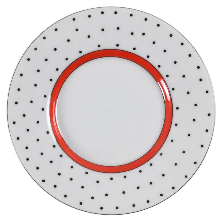 Dotted Suisse Saucer