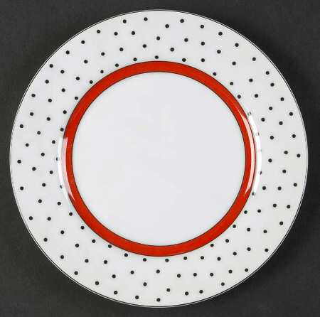 Dotted Suisse Bread & Butter Plate