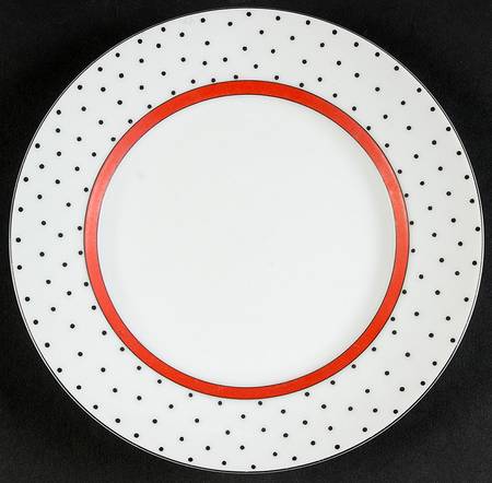 Dotted Suisse Salad Plate