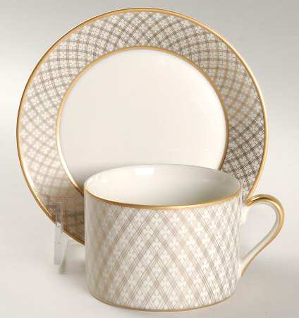 Dynasty Flat Cup & Saucer Set