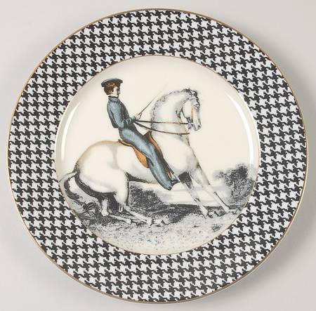 Equestrian Salad Plate