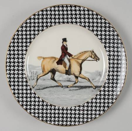 Equestrian Salad Plate