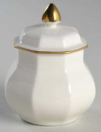 Etoile Chamoise (Buff) Sugar Bowl & Lid