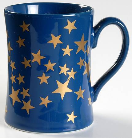 Etoile (Gold Metallic Stars) Mug
