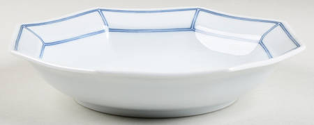 Facette Bleu Coupe Soup Bowl