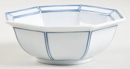 Facette Bleu Fruit/Dessert (Sauce) Bowl