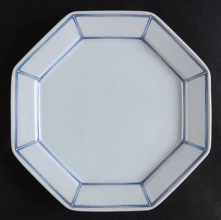 Facette Bleu Salad Plate