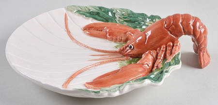 Fish Market  (Discontinued 1998) Canape Plate