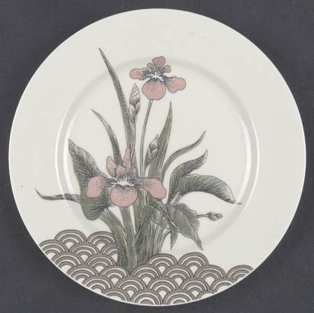 Water Iris Salad Plate