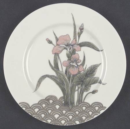 Water Iris Salad Plate
