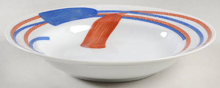 Meiji Tassel Large Rim Soup Bowl