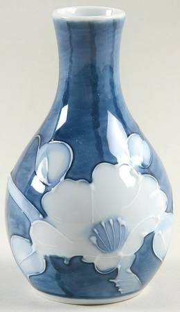 Camellia Folkart 4" Bud Vase