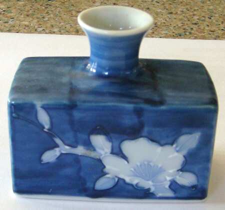 Camellia Folkart 3" Vase