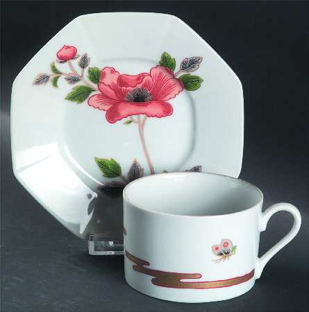 Flat Cup & Saucer Set