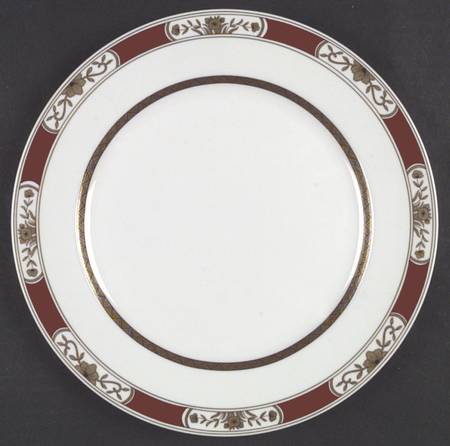 Fleur Orientale Cinnabar (Red) by Fitz &amp; Floyd