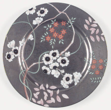 Fleurs Platinees Accent Salad Plate