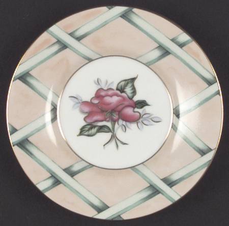 Floral Treillage (Tan) by Fitz &amp; Floyd